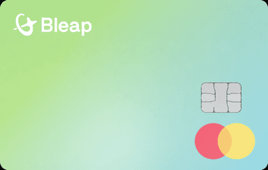 Bleap physical Mastercard card face