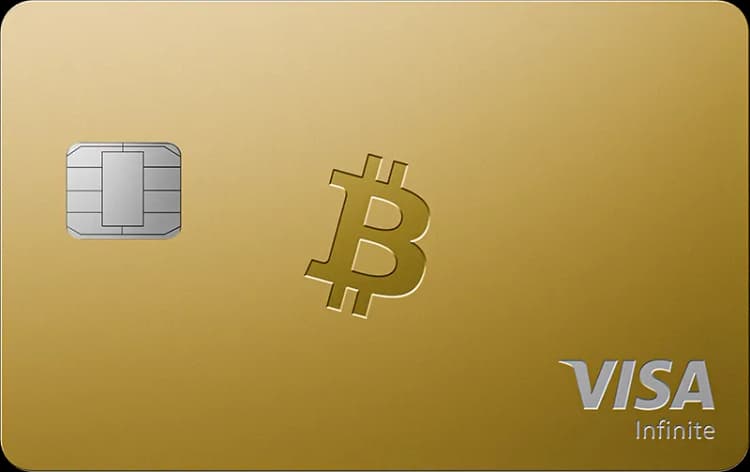KAST Bitcoin Gold Card card design