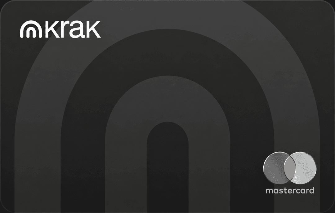 Black Krak Mastercard card front