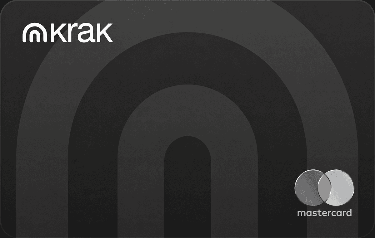 Black Krak Mastercard card front