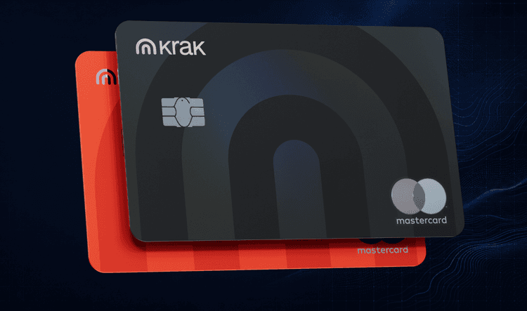 Orange and black Krak Mastercard card designs