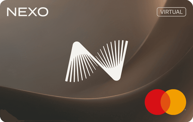 Nexo virtual Mastercard front visual