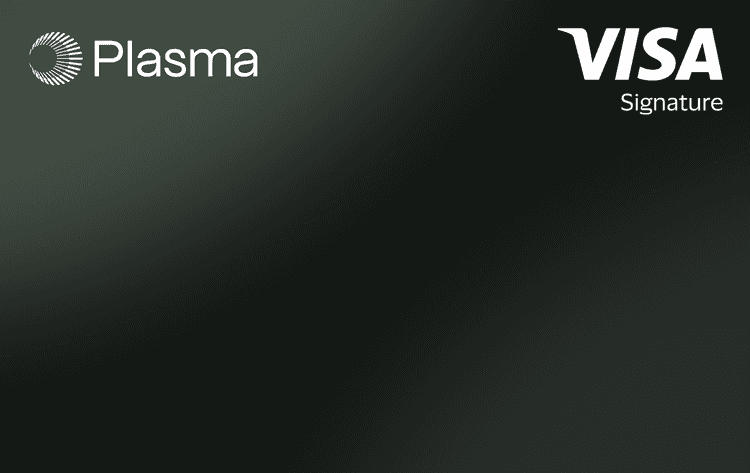 Plasma One Core Visa Signature card design