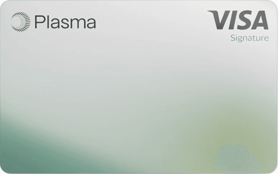 Plasma One Lite Visa Signature card design
