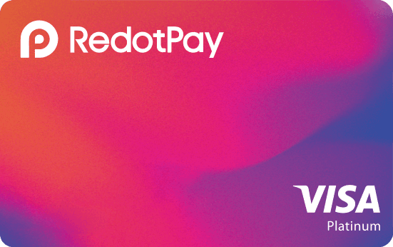 RedotPay Visa Platinum card front visual
