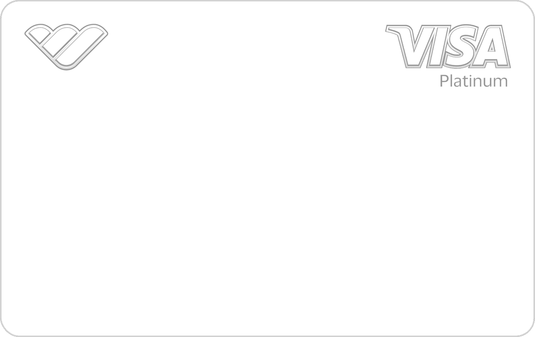 Whop Visa Platinum business card front