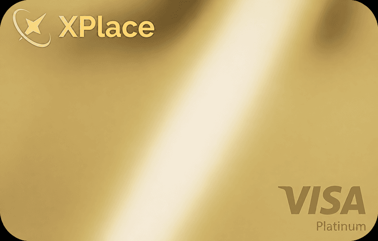XPlace Gold membership card front