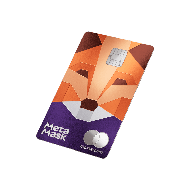 Official MetaMask Metal card image