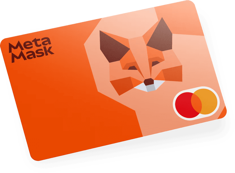 Official MetaMask Virtual card image