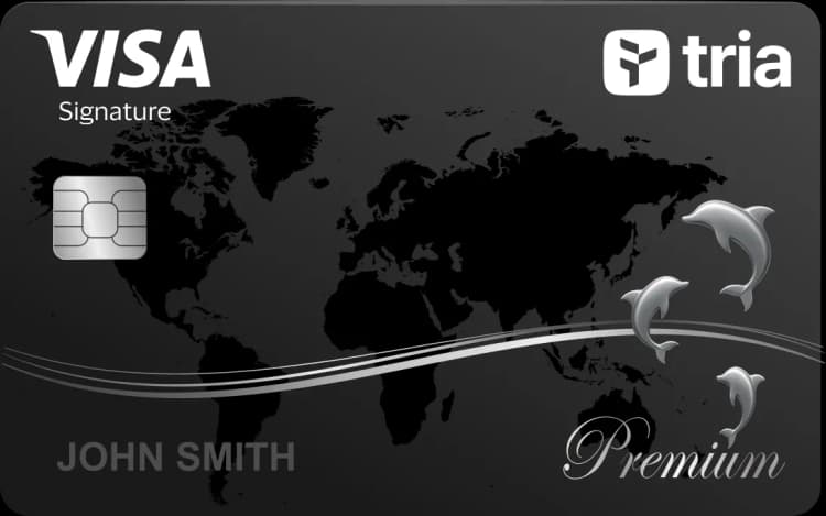 Tria Premium metal card design