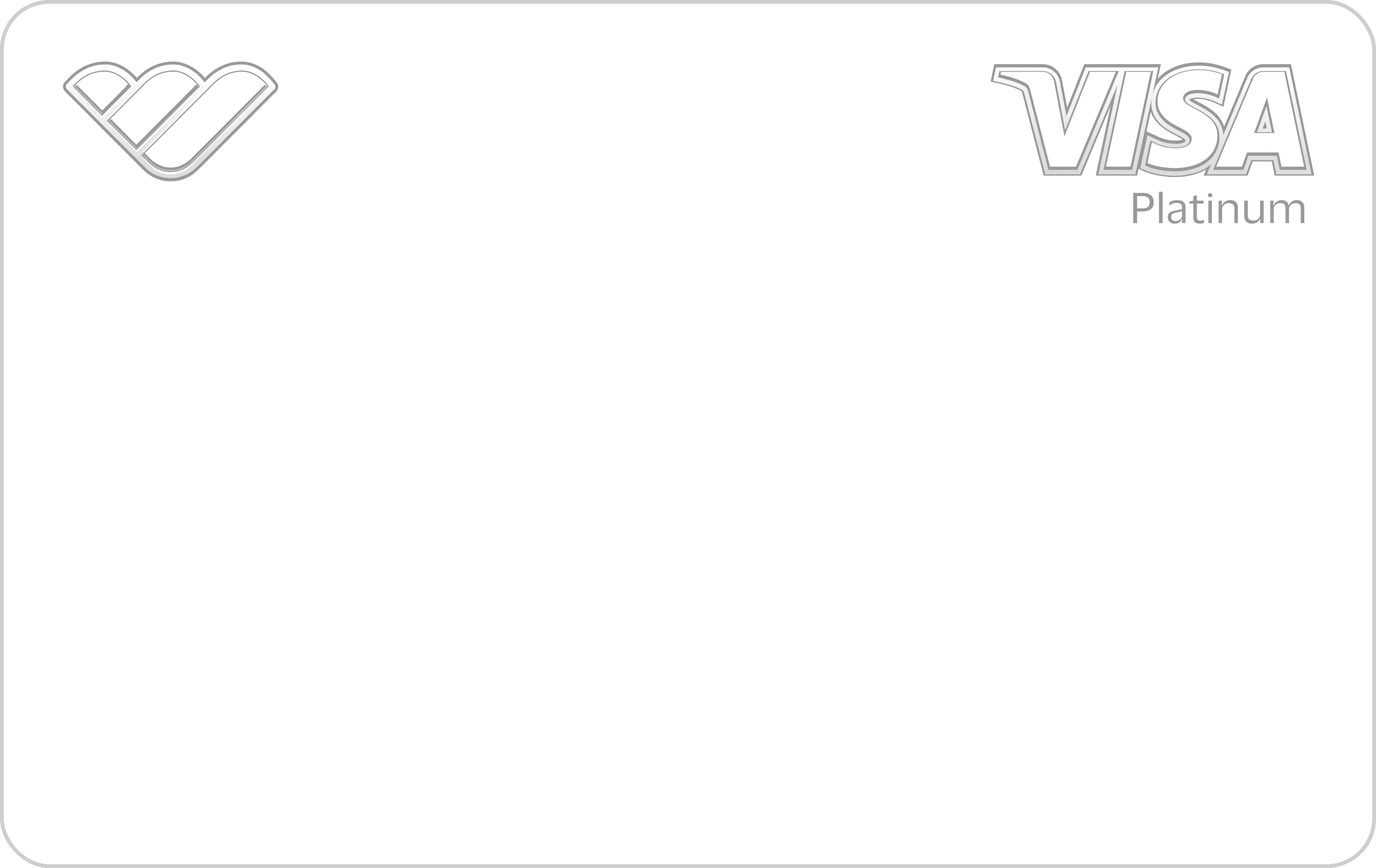 Whop Visa Platinum business card front
